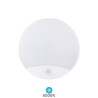 Aplique LED 10w 6000K Redondo Blanco Sensor Luz emergencia 1050Lm GSC