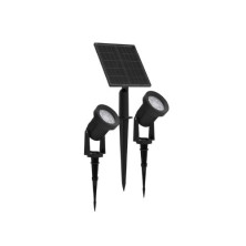 Kit 2 estacas de jardín Solar LED 3000K Thellar GSC