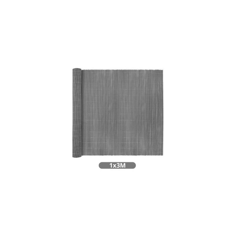 Cañizo PVC 1x3m (alto x ancho) Gris NAVELIS