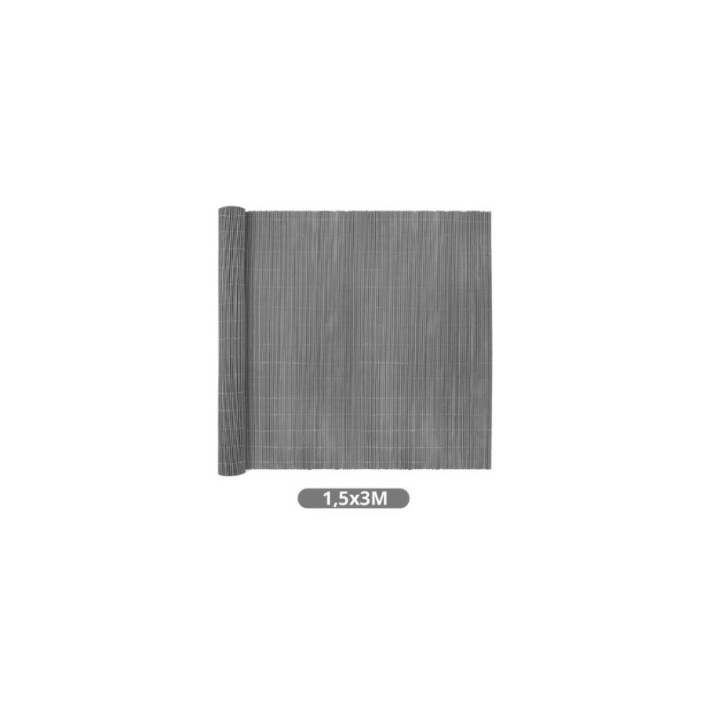 Cañizo PVC 1,5x3m (alto x ancho) Gris NAVELIS
