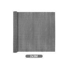 Cañizo PVC 2x3m (alto x ancho) Gris NAVELIS