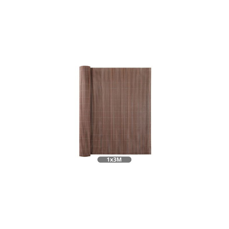 Cañizo PVC 1x3m (alto x ancho) Marrón NAVELIS