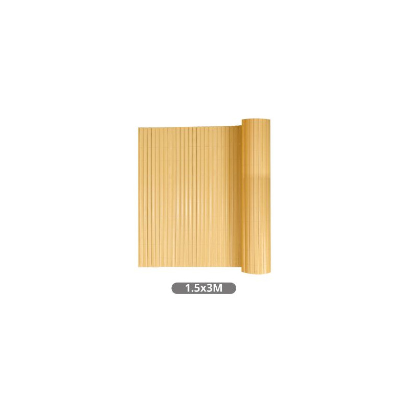 Cañizo plano PVC 1,5x3m (alto x ancho) Bambú NAVELIS