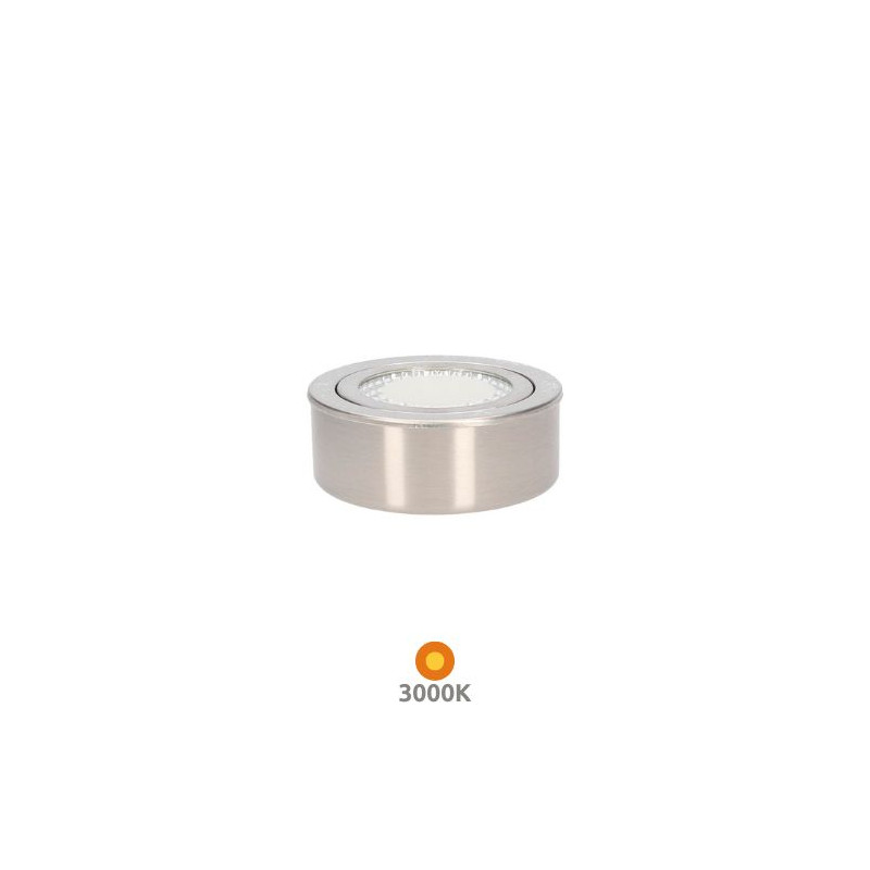 Aro redondo LED Níquel Satín 3w 300Lm 3000K Diámetro 68x27mm 220V Danbi GSC C1/200