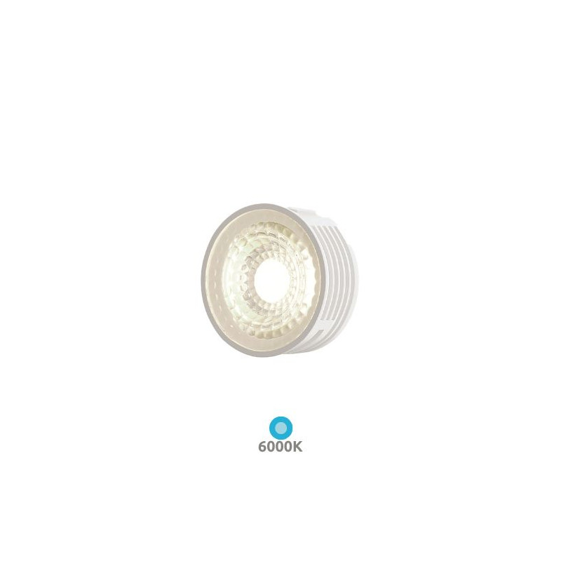 Módulo LED plano Serie Lúbia para focos y aros empotrables 60 grados 6,5W 6000K GSC C10/100