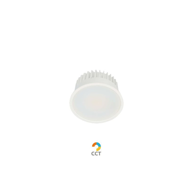 Módulo LED plano Serie Bogole para focos y aros empotrables 120 grados 5W CCT Tono luz ajustable GSC