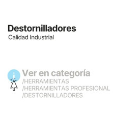 Consulte más Destornilladores disponibles en el catálogo DOGHER