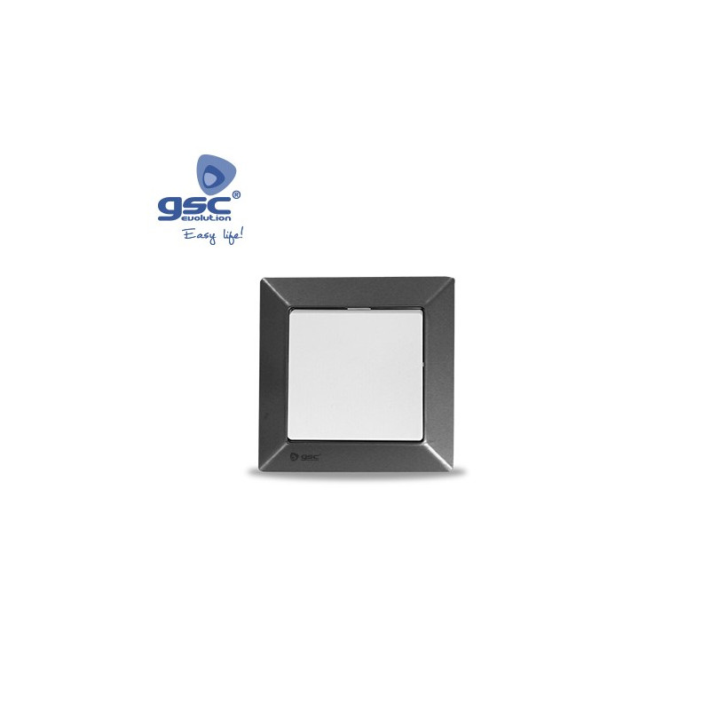 Embellecedor Serie GAMMA 1 modulo Gris antracita GSC C42/420