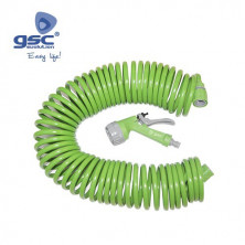 Manguera espiral 7,5m con pistola 7 funciones Diámetro 1/2 Blíster GSC C1/12