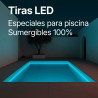 Tiras LED especiales para piscinas. Sumergibles 100% IP68