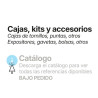 Tornillos en maletines surtidos y otros accesorios.