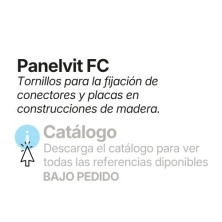Tornillos para la fijación de conectores construcciones de madera