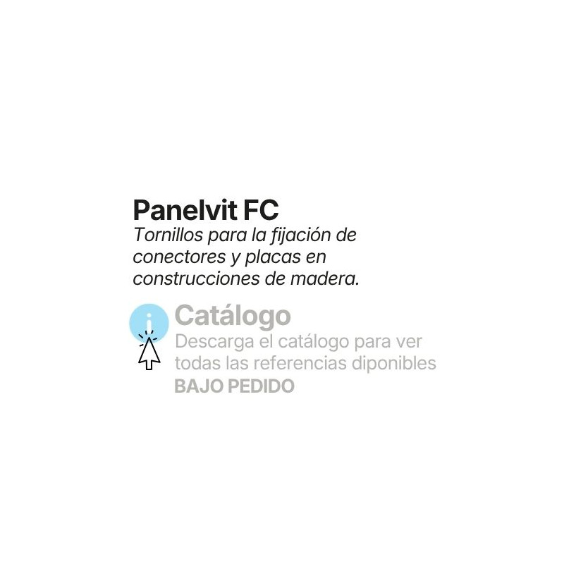 Tornillos para la fijación de conectores construcciones de madera
