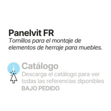 Tornillos para el montaje de elementos de herraje para muebles