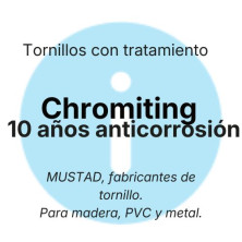 El tratamiento CHROMITING garantiza 10 años anticorrosión