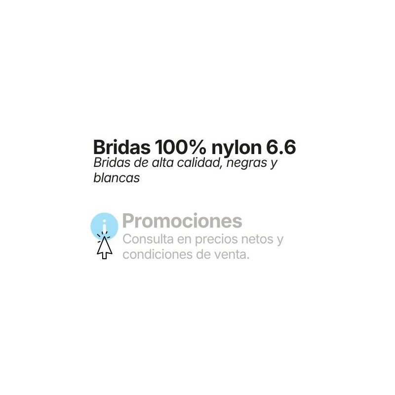 Bridas NORMA. Nylon 100% 6.6 Consulta precios en PROMOCIONES