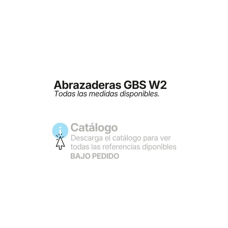 Abrazaderas GBS W2.