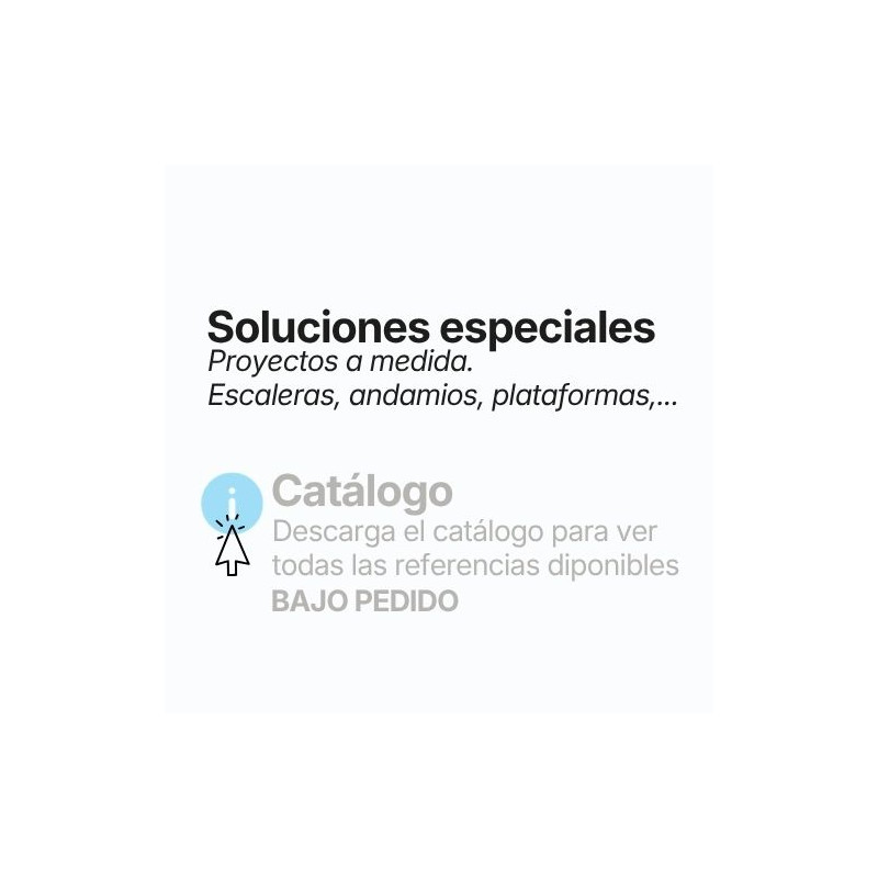 SOLUCIONES A MEDIDA Descargue el catálogo para consultarlas