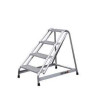 Taburete profesional aluminio peldaño ancho Cargo 4 peldaños SVELT
