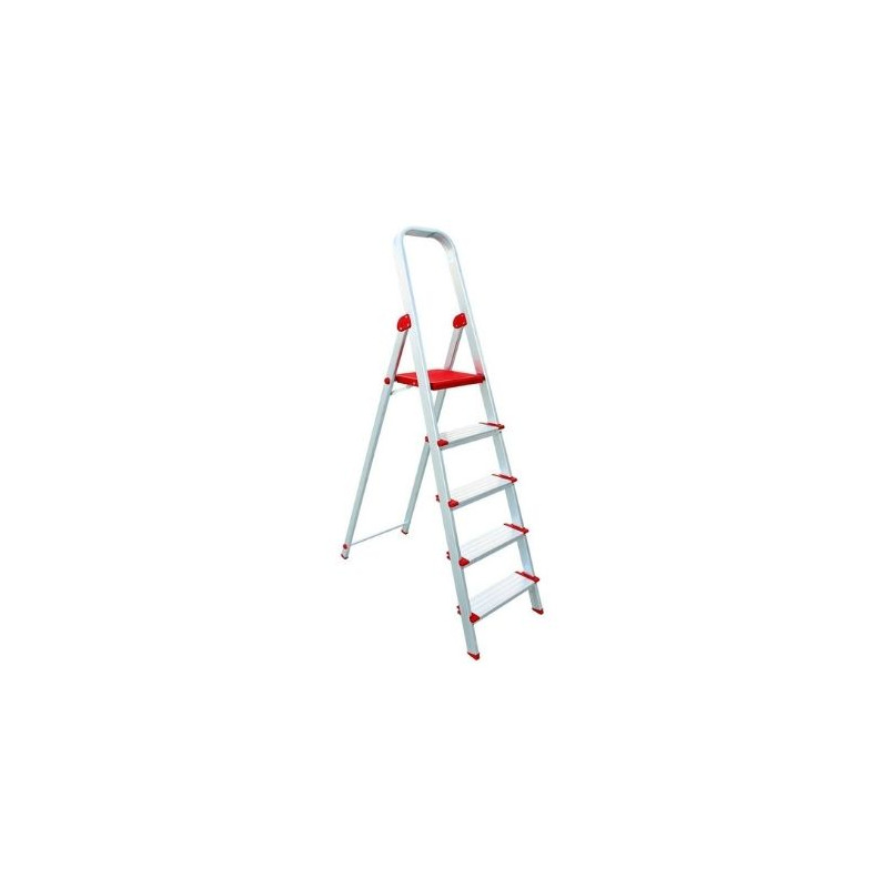 Escalera ALUMINIO doméstica peldaño ancho 7 peldaños  MAXI CASA SVELT