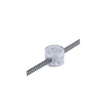 Pack 2 soportes de pared para cable textil Transparente CREATIVE CABLES