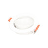 Aro redondo basculante Blanco Antideslumbramiento Diámetro 85x28mm Empotramiento 70mm GSC