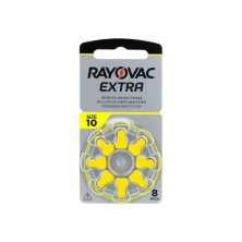Pila Audífono 10 Amarilla Blíster 6 unidades RAYOVAC