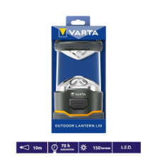 Linterna LED Outdoor Camping L10 150Lm (Funciona con 4 pilas AA NO incluidas) VARTA