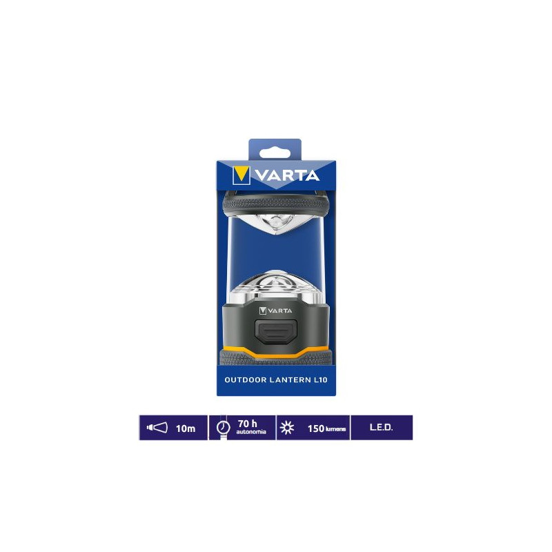 Linterna LED Outdoor Camping L10 150Lm (Funciona con 4 pilas AA NO incluidas) VARTA