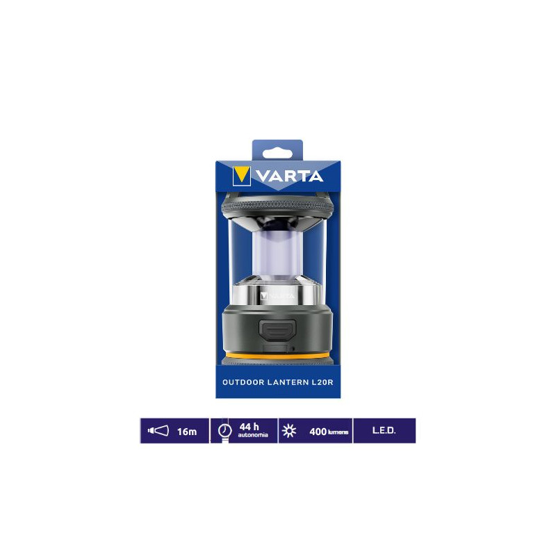 Linterna LED Outdoor Camping L20R RECARGABLE 420Lm IP54 VARTA