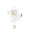 Aro basculante redondo empotrable LED Gonde 7W 3000-4000-6500K Blanco  GSC C1/50