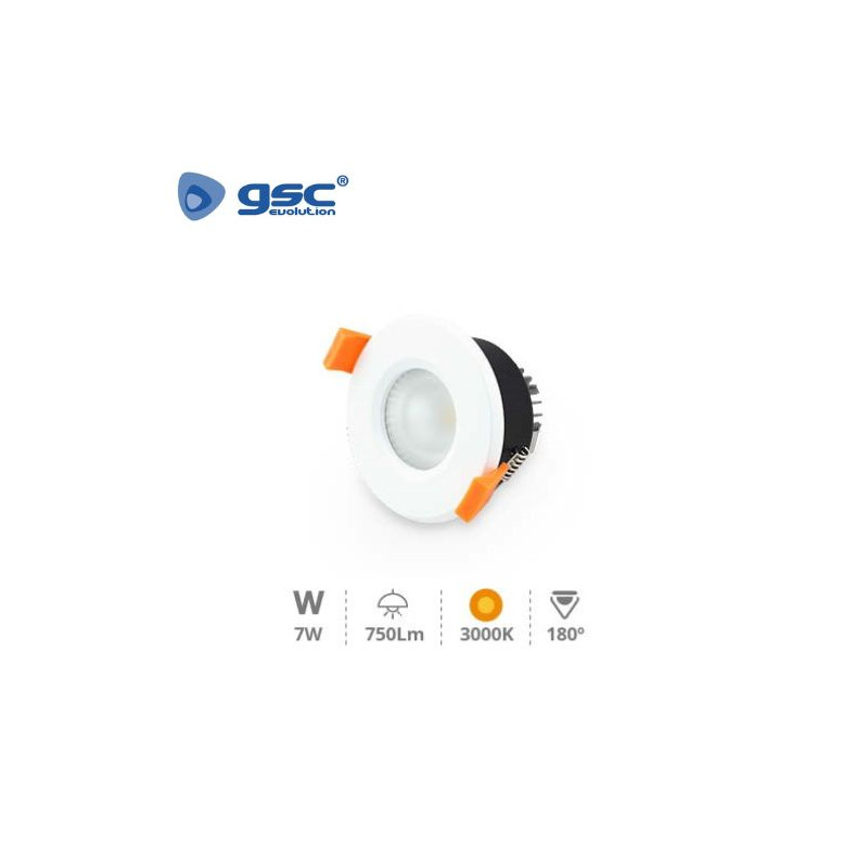 Aro redondo LED COB Blanco 7w 750Lm 3000K Diámetro 84x56mm BUJIS GSC ÚLTIMAS UNIDADES