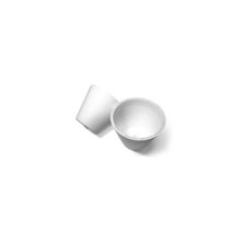 Florón Blanco, medidas diámetro 89x70mm, para cable de 2x0,75mm y 3x0,75mm.