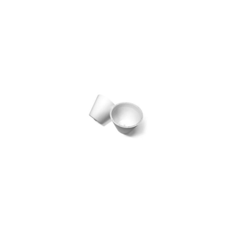 Florón Blanco, medidas diámetro 89x70mm, para cable de 2x0,75mm y 3x0,75mm.