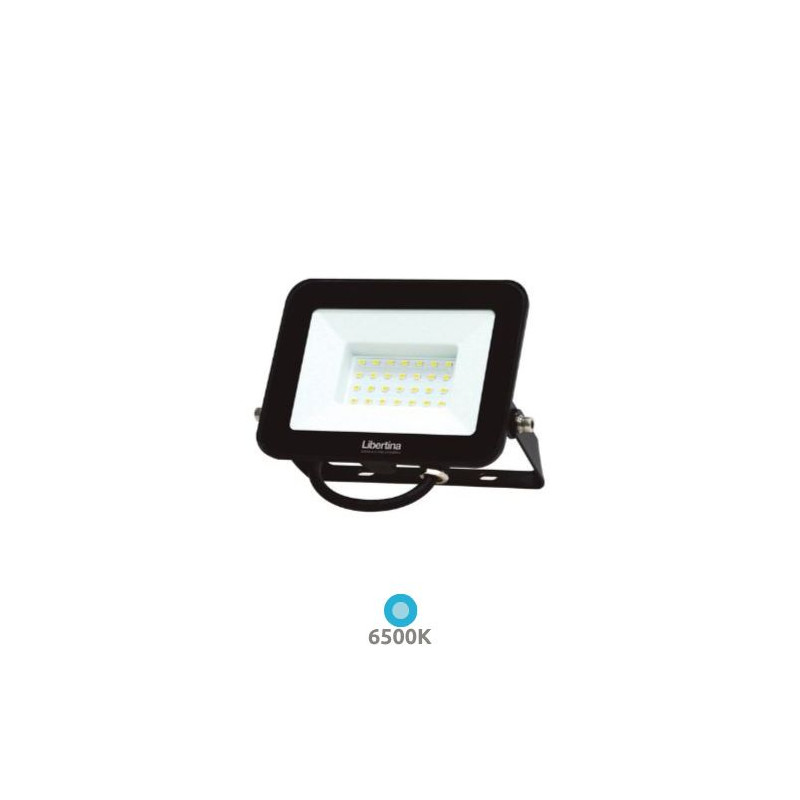 Proyector LED 30w 6500K IP65 Negro LIBERTINA ÚLTIMAS UNIDADES