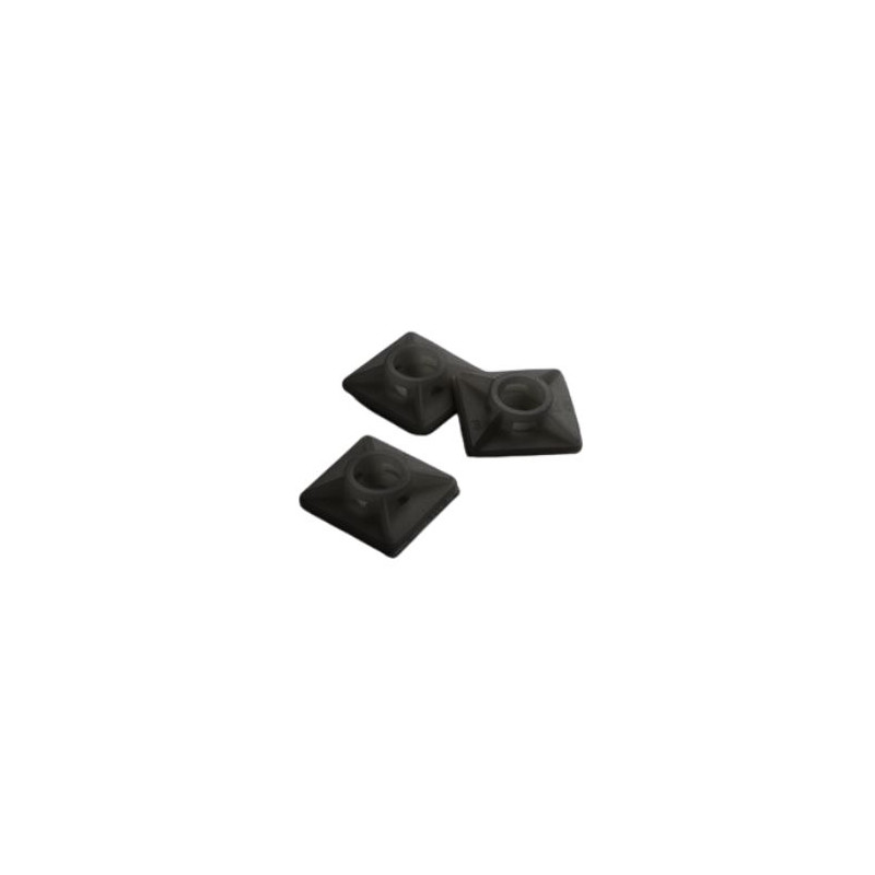 Base para brida de nylon con adhesivo Negra 3,6mm Bolsa 100 unidades ÚLTIMAS UNIDADES