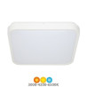Plafón techo LED Cuadrado REGULABLE 36w 3000-4200-6500K 2800Lm 415x415mm c/mando Blanco Andra GSC