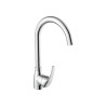 Grifo Monomando fregadero caño curvado cromado Serie Niágara GIFONT