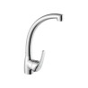 Grifo Monomando fregadero caño semicurvado cromado Serie Niágara GIFONT