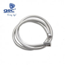 Flexo ducha PVC con tuercas de latón 1.5 m Diámetro 13x1500mm GSC C1/50