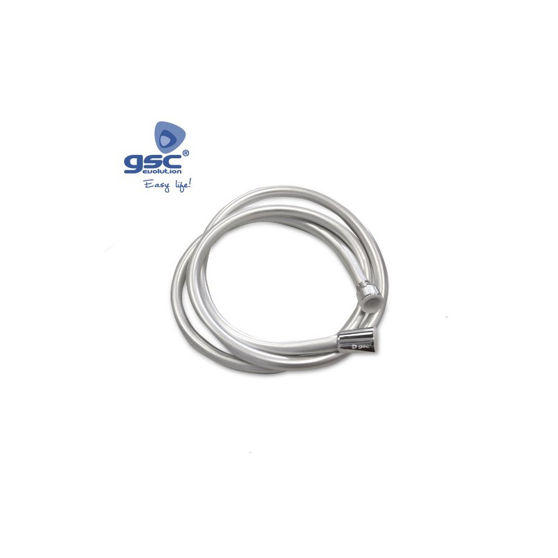 Flexo ducha PVC con tuercas de latón 1.5 m Diámetro 13x1500mm GSC C1/50