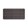 Alfombra de cocina PVC 44x120cm Negro / Blanco DOVELIS