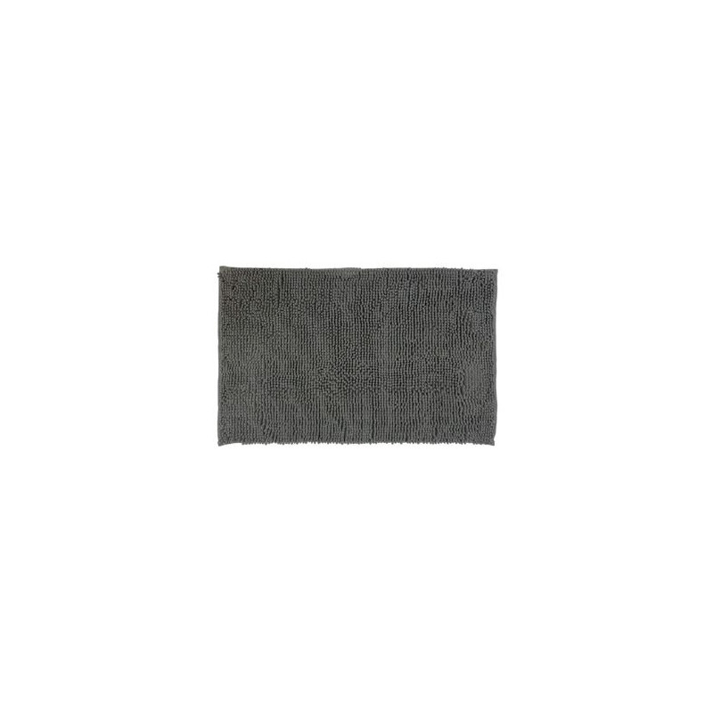 Alfombra de baño de chenilla 40x60cm Gris DOVELIS