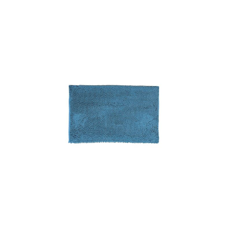Alfombra de baño de chenilla 40x60cm Azul DOVELIS