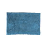 Alfombra de baño de chenilla 80x50cm Azul DOVELIS