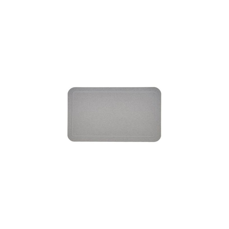 Alfombra de baño de secado rápido de diatomita 60x40cm Gris DOVELIS