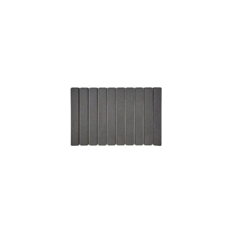 Alfombra de baño de secado rápido de diatomita plegable 60x40cm Gris DOVELIS