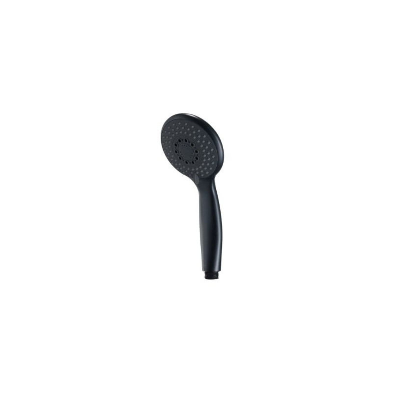 Teléfono de ducha 3 funciones Diámetro 100x225mm Negro mate Noma GIFONT