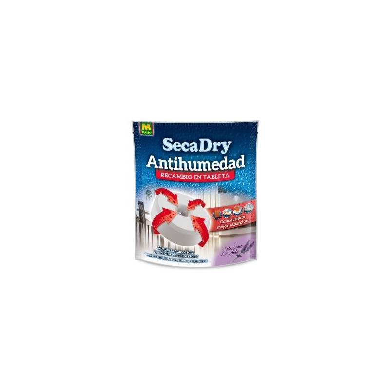 SECADRY Recambio antihumedad en tableta 450 gr MASSÓ C1/12