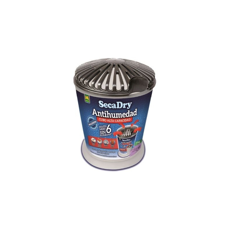 SECADRY Recipiente y recambio granulado antihumedad MAGNUM 2000 gr MASSÓ C1/2